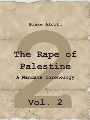 cover image of The Rape of Palestine, Volume 2
